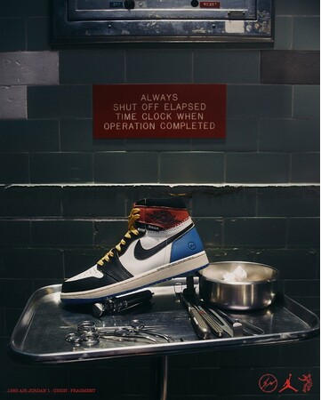1985 AIR JORDAN 1 : UNION : FRAGMENT
