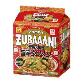 「マルちゃんZUBAAAN!　濃厚味噌旨辛タンメン　3食パック」
