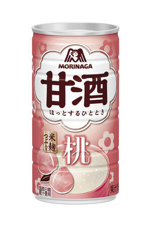 ひなまつりやお花見にぴったり。国産白桃果汁使用 「甘酒<桃>」2月24日(火)新発売