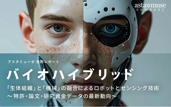 バイオハイブリッド：「生体組織」と「機械」の融合によるロボットとセンシング技術 ～特許・論文・研究資金の最新動向～