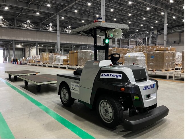 国内初、成田国際空港貨物上屋間における自動運転レベル4の自動搬送サービスを実用化