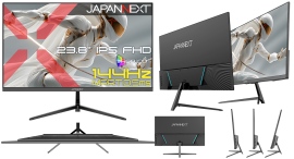 JAPANNEXTが23.8インチ IPSパネル 144Hz/0.5ms対応のフルHDゲーミングモニターをECサイト限定 12,980円で2月19日(木)に発売 JAPANNEXTが23.8インチ IPSパネル 144Hz/0.5ms対応のフルHDゲーミングモニターをECサイト限定 12,980円で2月19日(木)に発売