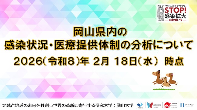 【岡山大学】岡山県内の感染状況・医療提供体制の分析について(2026年2月18日現在)