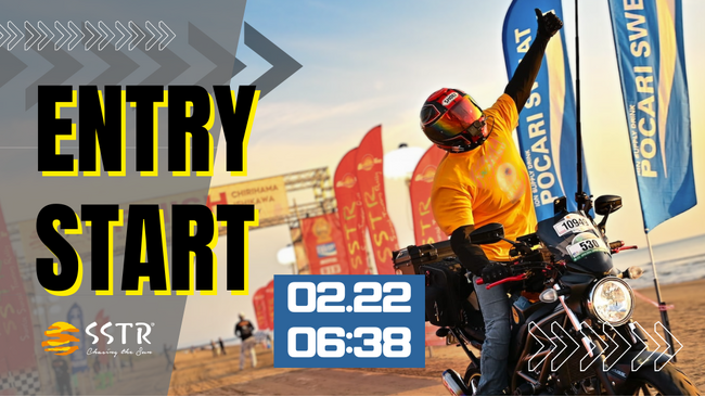 過去最大規模14,000台のバイクが千里浜に集結！日本最大級のツーリングラリー「SSTR2026」2月22日（日）6：38より参加受付開始