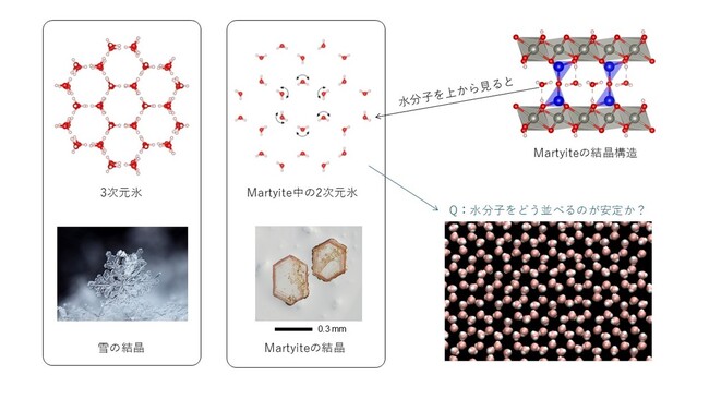 単層の氷の構造を初めて可視化 -渦状に並んだ水分子がつくるフェロアキシャル秩序を実証-