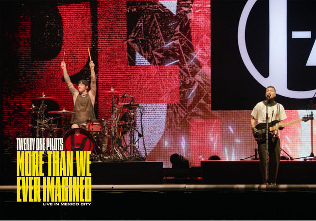 2.26(木) に公開が迫るライブ映画『Twenty One Pilots: More Than We Ever Imagined』のTwenty One Pilotsの二人からメッセージ動画が到着！