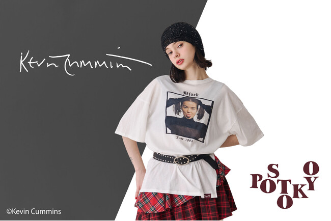 90年代を象徴するアイコン「Bjork」をフィーチャー。「PosTokyo（ポストーキョー）」× Kevin Cummins コラボレーションアイテム、2月26日(木)予約開始