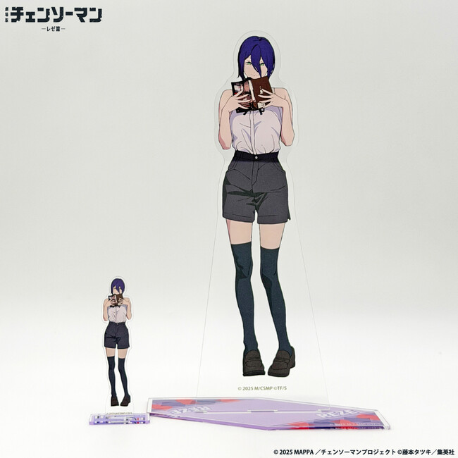 【チェンソーマン】最大40cmの圧倒的存在感！劇場版『チェンソーマン レゼ篇』メガアクリルスタンド、オンラインショップ限定で予約受付中！