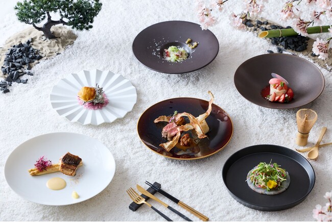 【名古屋】【ホテル開業10周年】和とフレンチが融合する「フレンチジャポネ」春の美食体験！「春の祝祭～花うらら～」販売
