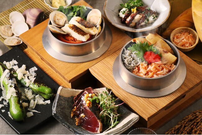 たけのこ、そら豆、ほたるいかなど春においしい食材を使った逸品をご用意。「黒十（コクトウ）」で2月26日より。