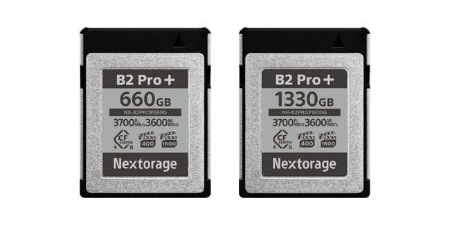 世界初[1]VPG1600/VPG400両対応CFexpress(TM) Type Bメモリーカード「NX-B2PRO+シリーズ」発売のお知らせ