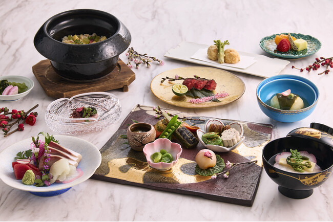 パークホテル東京「日本料理 花山椒」 春の訪れを五感で味わう『花山椒-桜 懐石-』を期間限定で提供