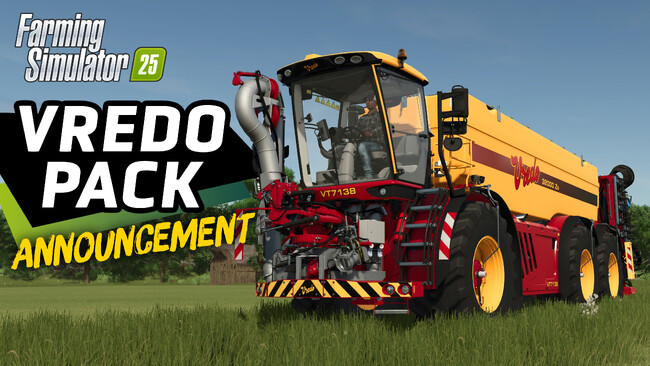 『ファーミングシミュレーター 25』コンテンツ拡張パック「VREDO Pack」が3月24日（火）に配信決定！