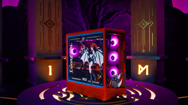 MSI、オリジナルキャラクター「Loong：NIA」デザインのPCパーツを使用した限定ゲーミングPC「MSI MLG LIMITED EDITION」を発売