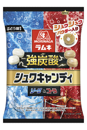 春先の新生活に向けて、強炭酸のシュワシュワ感で気分をリフレッシュできる「強炭酸シュワキャンディ」3月3日(火)より新発売