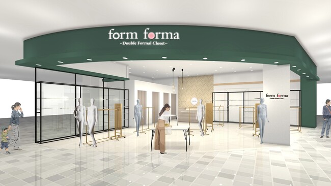 東京ソワール、披露宴招待客数全国1位の九州に、フォーマルコンセプトショップ初出店