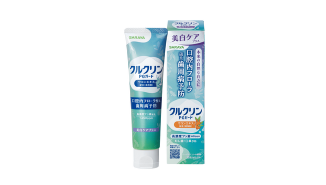 サラヤ「クルクリンPGガード 美白ケアプラスペースト」新発売