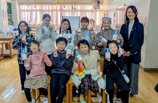 ファンケルが土橋小学校わくわくプラザの小学生を対象に「キッズスキンケア講座」を開催!
