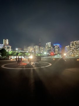 横浜中心部に位置するみなとみらいヘリポート 横浜中心部に位置するみなとみらいヘリポート
