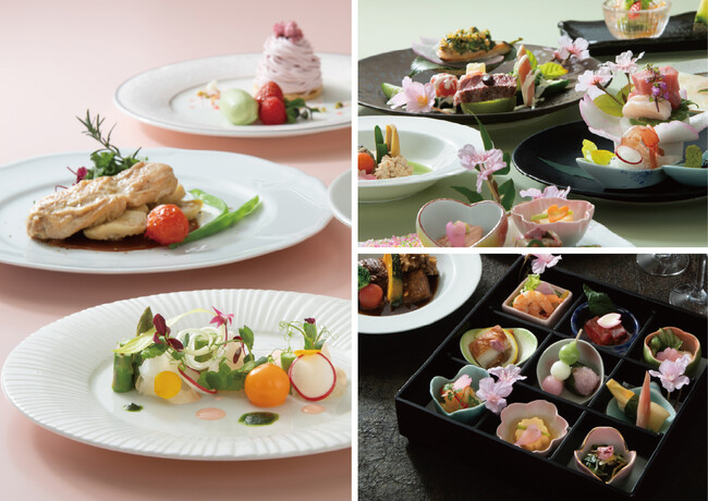 【水戸プラザホテル】春爛漫、五感で味わう“桜グルメフェア”を開催