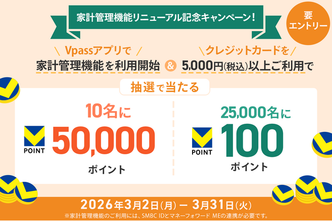 三井住友カード Vpassアプリの家計管理機能をリニューアル