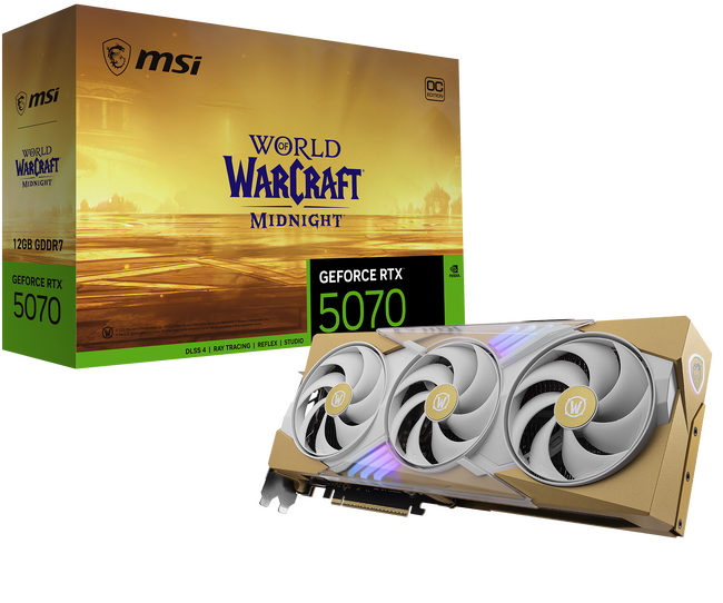 MSI、GeForce RTX(TM) 5070を搭載したグラフィックスカード2製品を発売