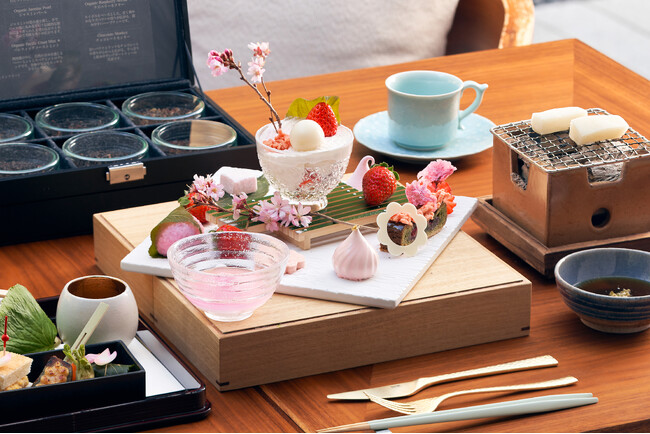 【バンヤンツリー・東山 京都】 東山の静けさに包まれたホテルで、桜づくしのアフタヌーンティーが新登場