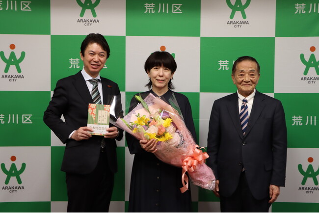 「カフェーの帰り道」で直木賞受賞の嶋津輝さんが来訪されました