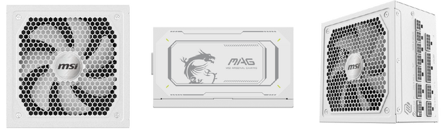 MSI、モジュラーケーブルやコネクタ、筐体を全てホワイトにしたATX電源ユニット「MAG A1000GL PCIE5 WHITE」を発売