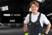 「ヒロミさん」×「PUMA.AT WORK.」コラボレーション企画『職人さんをよりカッコよく！』をテーマに機能性アクティブカットソーを新たにラインナップ