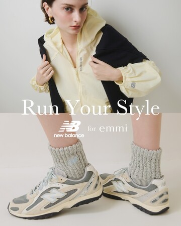 【New Balance for emmi】RUNをコンセプトとしたカプセルコレクションを発売！＜3月5日(木)12:00オンライン先行予約開始＞