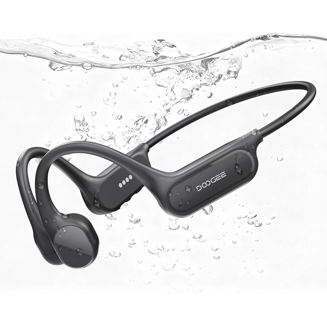 【アマゾン新生活セール 期間限定45％OFF】水泳対応IP68完全防水 32GB MP3内蔵スマホ不要で音楽を楽しめる骨伝導イヤホン】DOOGEE BoneBeat Swim Lite