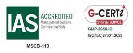 ベビーユニバースのISO/IEC 27001:2022認証マーク