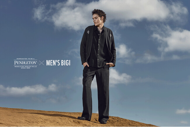 PENDLETON × MEN'S BIGI│刺繍入り別注カーディガンを発売
