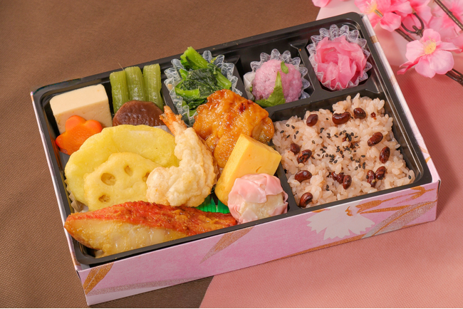 天ぷらや金目鯛で彩る「お花見御膳」 3月26日(木)限定配達〔千葉〕