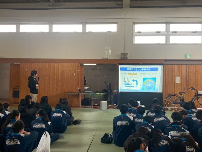 【イベントレポート】横浜市立 上の宮中学にて「サイクルモビリティ安全運動」を実施しました ～環境にやさしい移動手段である電動アシスト自転車が、安全に利用される社会の実現を目指して～
