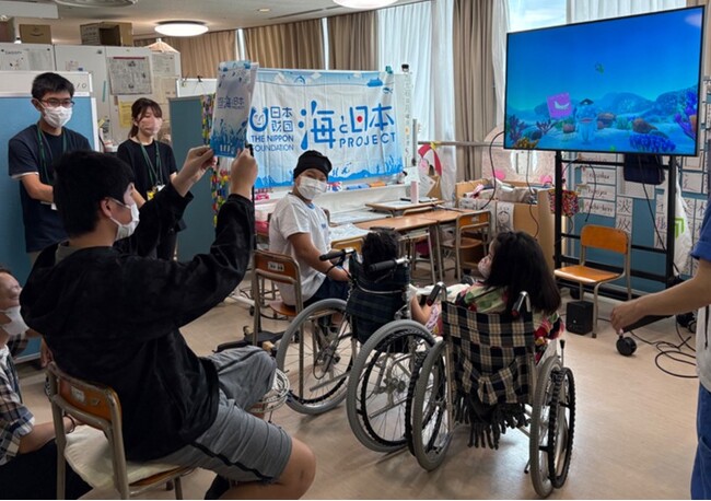院内学級が巨大な海に変わる！全国6箇所の院内学級で「海の大冒険！ブッチくんと学ぶ探検ツアー！」を実施し、海の体験格差を解消！