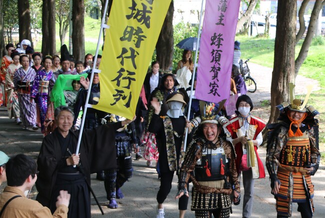 【徳島市】徳島城博物館　蜂須賀時代絵巻　徳島城時代行列参加者募集