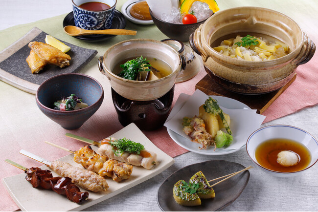 【京都・焼き鳥 串くら本店】春の味覚「筍」を味わう『春の特別コース』を3月20日～4月19日まで期間限定販売