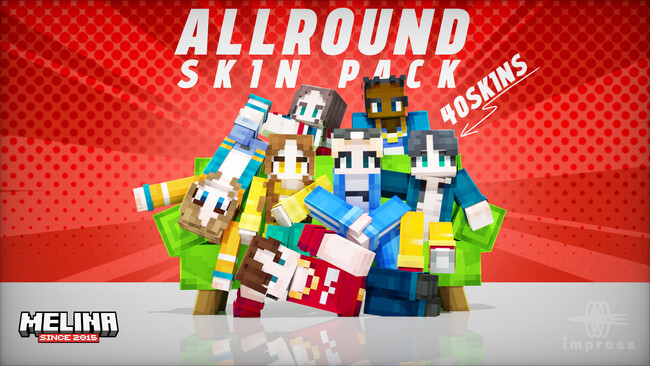 Minecraftに全40種の万能スキンが登場！『オールラウンドスキンパック』がマーケットプレイスで販売開始