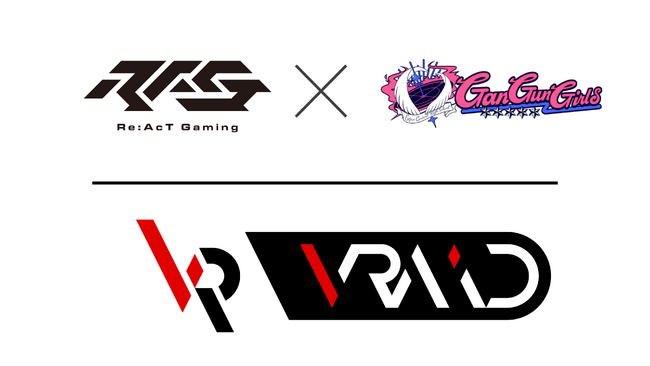 「GanGun Girls」と「Re:AcT Gaming」を統合しゲームに特化したVTuberグループとして「VRAID」が始動