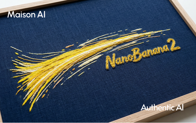 「速さ」と「プロ品質」を両立。Maison AIが最新モデル「Nano Banana 2」を採用し、企業のAIX（AI・トランスフォーメーション）を強力に後押し