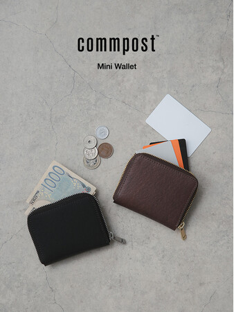 アーバンリサーチのサーキュラーエコノミーを推進するプラットフォーム「commpost」から、現代のライフスタイルに寄り添うミニウォレットが発売
