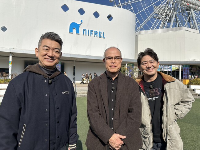 ホワイトタイガーにミニカバ、猫トークまで！「NIFREL」でおっさんたちが生きものの豆知識にふれる！メッセンジャー黒田が田中要次、橋下徹と癒やしのおっさんぽ
