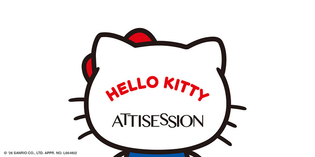 ATTISESSION、初の「ハローキティ」コラボを3月20日（金）に発売　サンダル、ボクサーショーツ、ホルターネックトップスなど、ビーチをテーマにした春夏限定の愛らしい6アイテムが登場