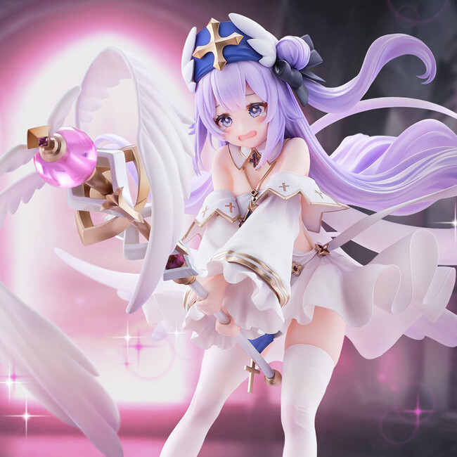 『アズールレーン』より、「ユニコーン」が「ホワイト・マイ・エンジェル」の着せ替え衣装でフィギュア化。あみあみにて予約受付中。