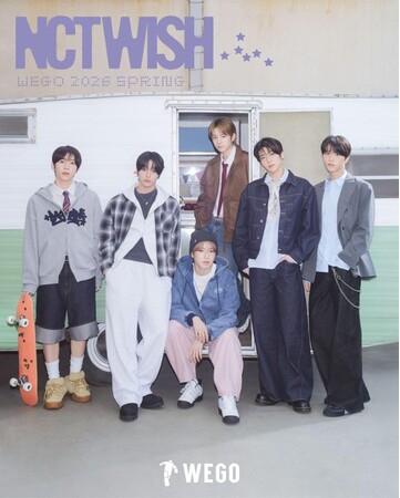 WEGO 2026 SPRINGのビジュアルモデルに「NCT WISH」が就任！