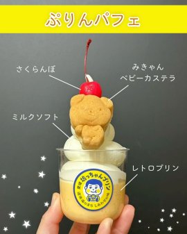 愛媛坊っちゃんプリン ぷりんパフェ