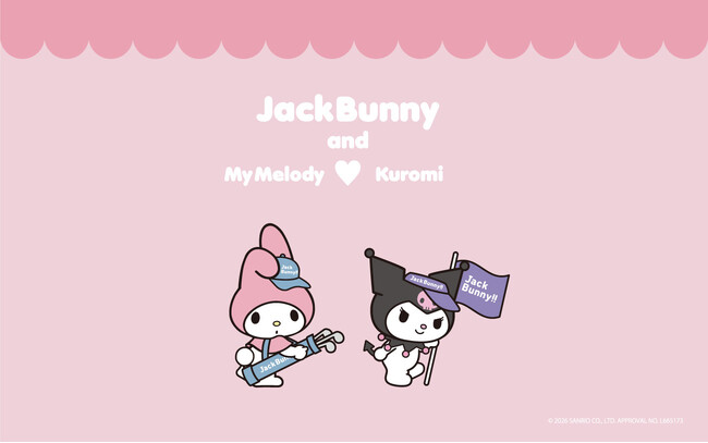 ゴルフアパレル 『Jack Bunny!!』 が サンリオの大人気キャラクター『マイメロディ』 『クロミ』 と初めてのコラボレーション！