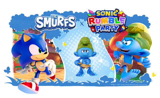『ソニックランブル パーティ』期間限定イベント「THE SMURFS（スマーフ）」とのコラボイベントが開催開始！